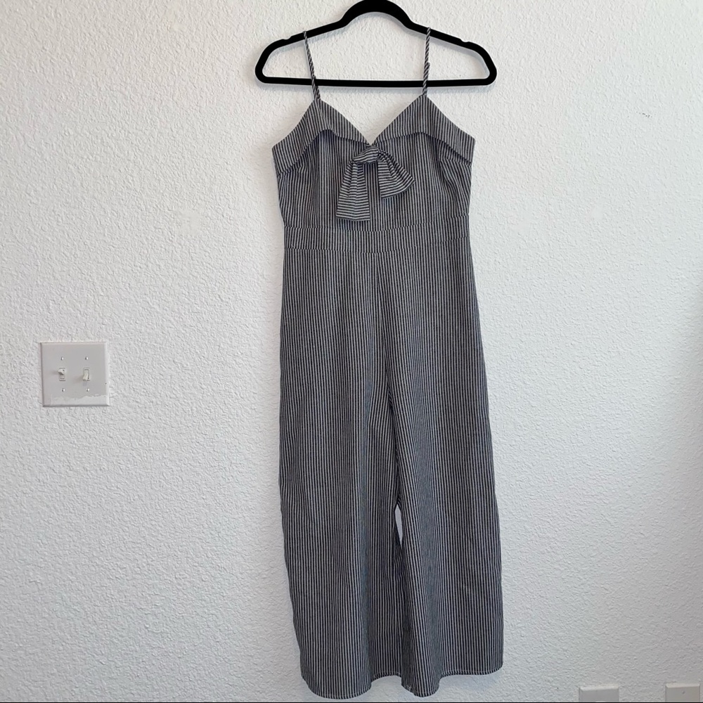 Miley + Molly Striped Jumpsuit